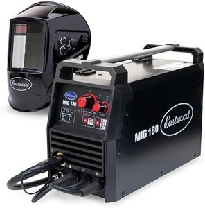 Eastwood 180 Amp MIG Welder Machine Dual Voltage 110V 220V for Steel & Aluminum | Eastwood XL View Auto Darkening Welding Helmet
