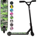 Land Surfer Stunt Scooters - Pro Scooter for Tricks and Stunts Stunt Scooter Green Camo - Scooter for Kids Ages 8-12 Teens Boys and Girls