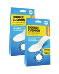 Profoot Double Cushion Insoles - Full Length Insoles - Unisex - Extra Thick Cushioning - Dual Layer Shoe Inserts - Ideal for Foot Discomfort - One Size Fits All - (2 Pack)