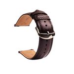 Bharat Origins BHA17612203 Quick Release Watch Band 22mm 20mm 18mm, Matt Brown Leather Watch Bands for Samsung Galaxy Watch 5/4/3 | Huawei Watch | Fossil Watch | Amazfit Watch | Oneplus Watch | Pebble Watch | Seiko Watch | Casio Watch | Citizen Watch | Emporio Armani | Armani Exchange