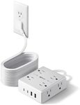 25Ft Long Extension Cord, Flat Plug