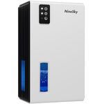 NineSky Dehumidifier for Home, 95 OZ Water Tank, (800 sq.ft) Dehumidifiers for Bathroom, Bedroom with Auto Shut Off, 7 Colors LED Light