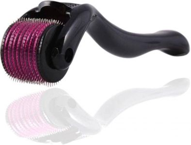 Derma Roller Boolavard® TM + custodia da viaggio GRATIS - Dermaroller con 540 aghi, istruzioni in italiano e inglese (1.5 mm)