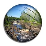 Fridge Magnet Carlton State Park Minnesota USA America Glass Magnets for Refrigerator Souvenirs Cute Crystal Magnet Decor for Whiteboard Office Home Gift