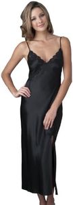 Julianna Rae Women's Le Tresor 100% Silk Gown, Night, L