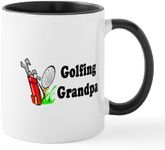 CafePress Golfing Grandpa Mug 11 oz