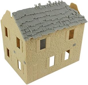 BMC WW2 Bombed French Farm House - Plastic Army Men Playset Accessory