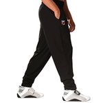 Otomix Men's Classic Black Baggy Workout Pants MD