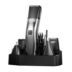 Beardo Chrome Beast Multipurpose Trimmer Set For Men | 40 Length Settings | 6 attachments | Beard/Hair/Body/Precision/Ear/Nose Trimmer|With Dock|90 min. run time | All-in-1 trimmer | Gift For Brother | Gift For Friends