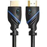 150 FT (45.7 M) High Speed HDMI Cable Male to Male with Ethernet Black (150 Feet/45.7 Meters) Built-in Signal Booster, Supports 4K 30Hz, 3D, 1080p and Audio Return CNE621074