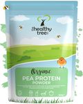 Organic Pea Protein Powder - European Vegan Protein Powder by TheHealthyTree Company for Muscle Growth & Recovery - Non-GMO, Keto and Gluten-Free - Natural Unflavoured Pea Protein (600g)