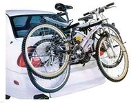 UNIVERSAL CAR BIKE CARRIER 2 BICYCLE RACK FITTING SALOON HATCHBACK ESTATE REAR MOUNT CYCLE TRANSPORTER 24-09