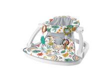 Fisher-Price Portable Baby Seat with Toys, Baby Chair for Sitting Up, Sit-Me-Up Floor Seat, Whimsical Forest, HPY89