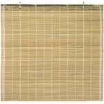 ORIENTAL Furniture Burnt Bamboo Cordless Window Shade - Natural 36" W