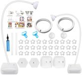 Balloon Arch Kit 8.2 ft High & 5 ft DIY Free Bending Shape Half Arch Balloon Stand Irregular Standing Balloon Arch Stand with Base for Party Birthday Wedding Decoration