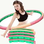 Health Hoop-Korean MAGNETIC Weighted Hoola Hoop Massage 6.84lb 3.1kg Exercise,fitness Advance for Expert