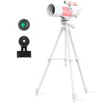 Telescope for Astronomy, DMOPRDNB 70/300mm Professional Astronomy Refractor Telescopes with Adjustable Tripod & Finder Scope for Kids Beginners Adult