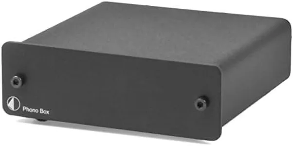 Pro-Ject Audio - Phono Box DC - MM/MC Phono preamp with line output (Black)