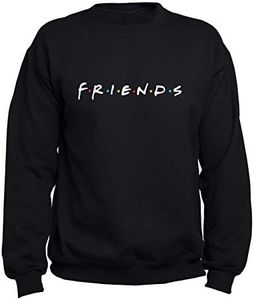 EUGINE DREAM Friends Logo Friends TV Series Sweater Sweatshirt Unisexe Noir XL