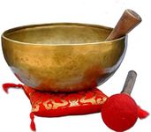 9" G Throat Chakra Old Tibetan Singing Bowl,massive mater healing singing bowl,meditation bowl from Tibet,Handmade singing bowls.