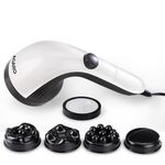 AGARO Atom Plus Electric Handheld Full Body Massager, Back, Leg & Foot, Black