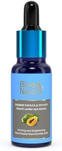 Blue Nectar Under Eye Serum with Plant Based Niacinamide from Potato Starch & Papaya | Dark Circles Serum with Advance Skin Firming & Brightening Formula for Eyes Puffiness (17 Herbs, 30 ml)