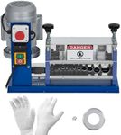 GARVEE Wire Stripper Machine, Wire Stripping Machine for 0.06" - 1.5", 370W Electric Wire Stripper Machine w/ 75 Ft/Min Speed, 10 Channels &10 Blades Automatic Wire Stripper Machine for Copper Wire