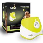 Climsom | Ballouf | Automatic Ball Launcher for Dogs | Includes 6 balls - 5 hours of battery life (rechargeable battery) - 3 distance settings.