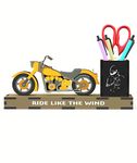 MakerTech Gifting The Motorcycle Pen Stand Pencil Holder For BIKE LOVERS & RIDERS | Gift for Travel Enthusiasts | BOYS | MEN | Unique Gift for Colleagues | Friend | Stylish Home & Office Decor