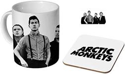 Arctic Monkeys BW Ceramic Coffee Mug + Coaster Gift Set …