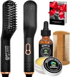 Beard Straightener w/Beard Balm & B