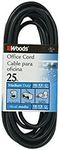 Woods Light Duty Extension Cord, 25