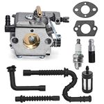 WT-194 Carburetor Carb Kit Replacement for Stihl 024 026 MS240 MS260 WT-403A WT-403B Chainsaw, Replace# 1121 120 0611