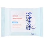 JOHNSONS FACE WIPES MOIST, 25 count Pack of 6