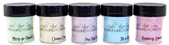 Lindy's Stamp Gang EP-SET-15 2 Tone Embossing Under The Boardwalk Powder, 0.5-Ounce, 5 Per Package