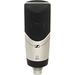 Sennheiser MK4 Side Address Microphone with 24-Carat-Gold-Plated Diaphragm, Black, Pearl, Large
