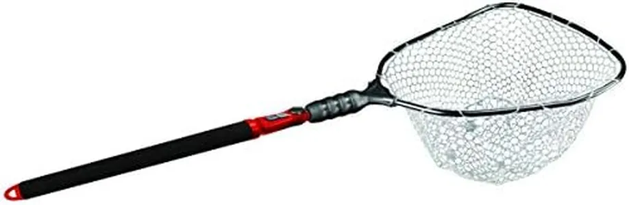 Ego S2 Slider Fishing Net, Ultimate Fishermen’s Tool Telescoping Handle, Replaceable Head, Salt & Freshwater, 2 Year Warranty, 29-60" Handle, 19x21 Inch Hoop