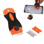 PagKis Touch LCD UV Glue Remover Scraper Tool Screen Repair Cleaning with 5 Stainless Steel and 5 Plastic Blades