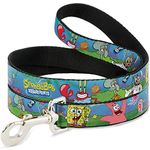 Buckle-Down DL-WSQ002 Dog Leash, Spongebob and Friends/Logo, 4'