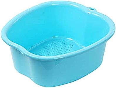 Foot Soak Tub Foot Soaking Bath Basin Large Foot Soaking Tub Foot Bath Spa Basin Foot Spa Massage Basin Foot Bath Bucket for Soaking Foot,Toe Nails, and Ankles,Pedicure Blue