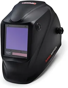 Lincoln Electric K3034-4 VIKING 3350 Auto Darkening Welding Helmet with 4C Lens Technology, Matte Black, extra large