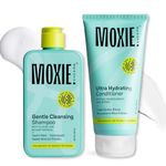 Moxie Beauty Rinse & Shine Shampoo and Conditioner Combo for Women & Men | Sulphate & Paraben Free Hair Care Set | Hydrating Duo for Wavy, Dry & Frizzy Strands | 1.5x Stronger Hair | Gentle Cleansing Shampoo (200ml) & Ultra Hydrating Conditioner (175ml)