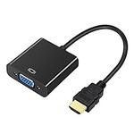 DTECH HDMI to VGA Adapter Cable for