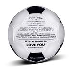 Uloveido Children's Training Recreation Practice Indoor Outdoor Sports Soccer Balls for Boys Teens Kids Football Gift To My Son Y594