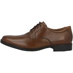 Clarks Men's Tilden Plain Derbys, Brown Dark Tan Leather, 9 UK