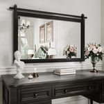 Black Farmhouse Mirror for Wall, 40