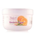 Anherb Natural Mandarin Orange Massage Cream| Massage Cream for Dry Skin| Enriched with Vitamin C Massage Cream| Improves Skin Barrier, Deep Tissue Replenishing | Instant Skin Hydration & Exfoliation|250gm