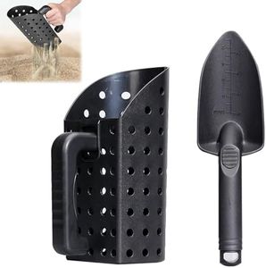 WADY Beach Spade, Metal Detecting Shovel, Metal Detector Accessories, Garden Spades, Set Portable, for Digging for Metal Detecting, Beach Shelling, Sand Sifter at The Beach & More for Kids and Adult