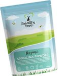 Organic Spirulina Powder by TheHealthyTree Company for Vegan Juices and Smoothies - High in Vitamin B12, Magnesium, Protein, Iron and Calcium - UK Certified Pure Spirulina Powder (500g)