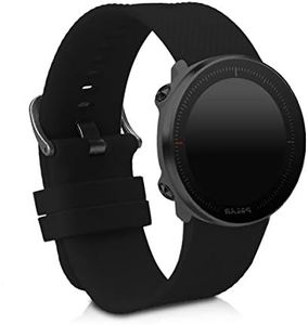 kwmobile Pulsera compatible con Polar Vantage M/Grit X correa - 1x Correas de silicona flexible - Tamaño ajustable - negro